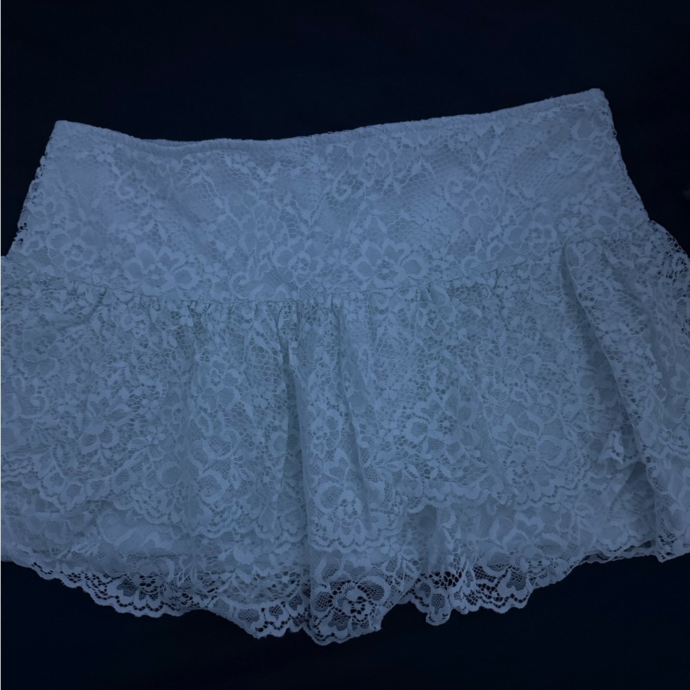 White Lace Skirt